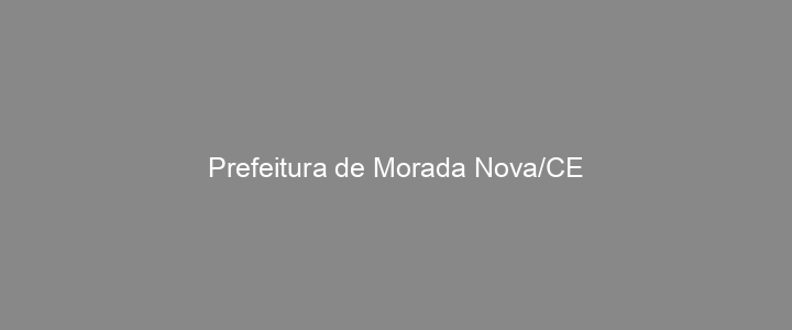 Provas Anteriores Prefeitura de Morada Nova/CE